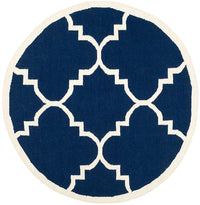 Safavieh Dhurries Dhu633D Navy / Ivory Geometric Area Rug