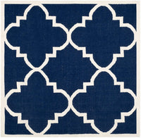 Safavieh Dhurries Dhu633D Navy / Ivory Geometric Area Rug