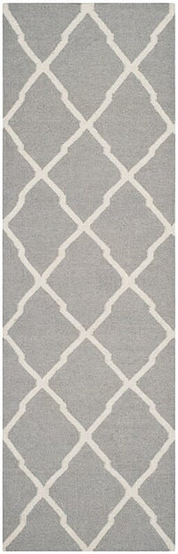 Safavieh Dhurries Dhu634B Grey / Ivory Geometric Area Rug