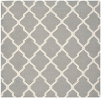 Safavieh Dhurries Dhu634B Grey / Ivory Geometric Area Rug