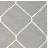 Safavieh Dhurries Dhu635B Grey / Ivory Geometric Area Rug