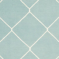 Safavieh Dhurries Dhu635C Light Blue / Ivory Geometric Area Rug