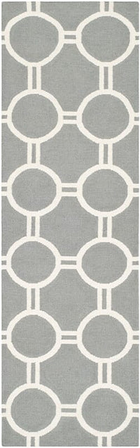 Safavieh Dhurries Dhu636B Grey / Ivory Geometric Area Rug