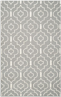 Safavieh Dhurries Dhu637B Grey / Ivory Geometric Area Rug