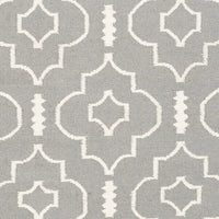 Safavieh Dhurries Dhu637B Grey / Ivory Geometric Area Rug