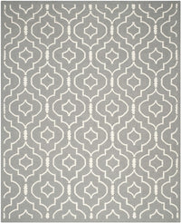 Safavieh Dhurries Dhu637B Grey / Ivory Geometric Area Rug