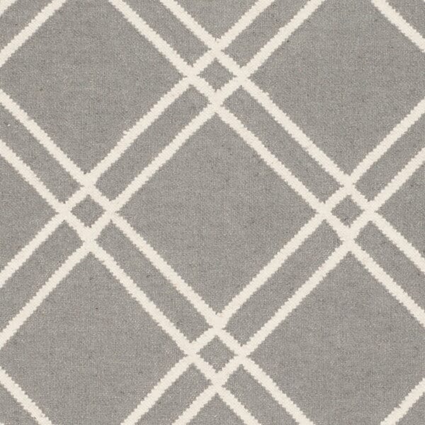 Safavieh Dhurries Dhu638B Grey / Ivory Geometric Area Rug