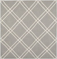 Safavieh Dhurries Dhu638B Grey / Ivory Geometric Area Rug