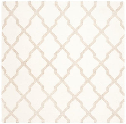 Safavieh Dhurries Dhu645C Ivory / Camel Geometric Area Rug