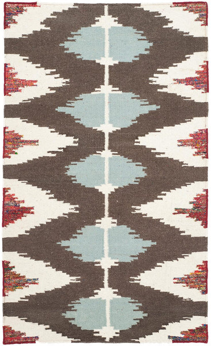 Safavieh Dhurries Dhu647A Multi Geometric Area Rug