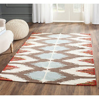 Safavieh Dhurries Dhu647A Multi Geometric Area Rug