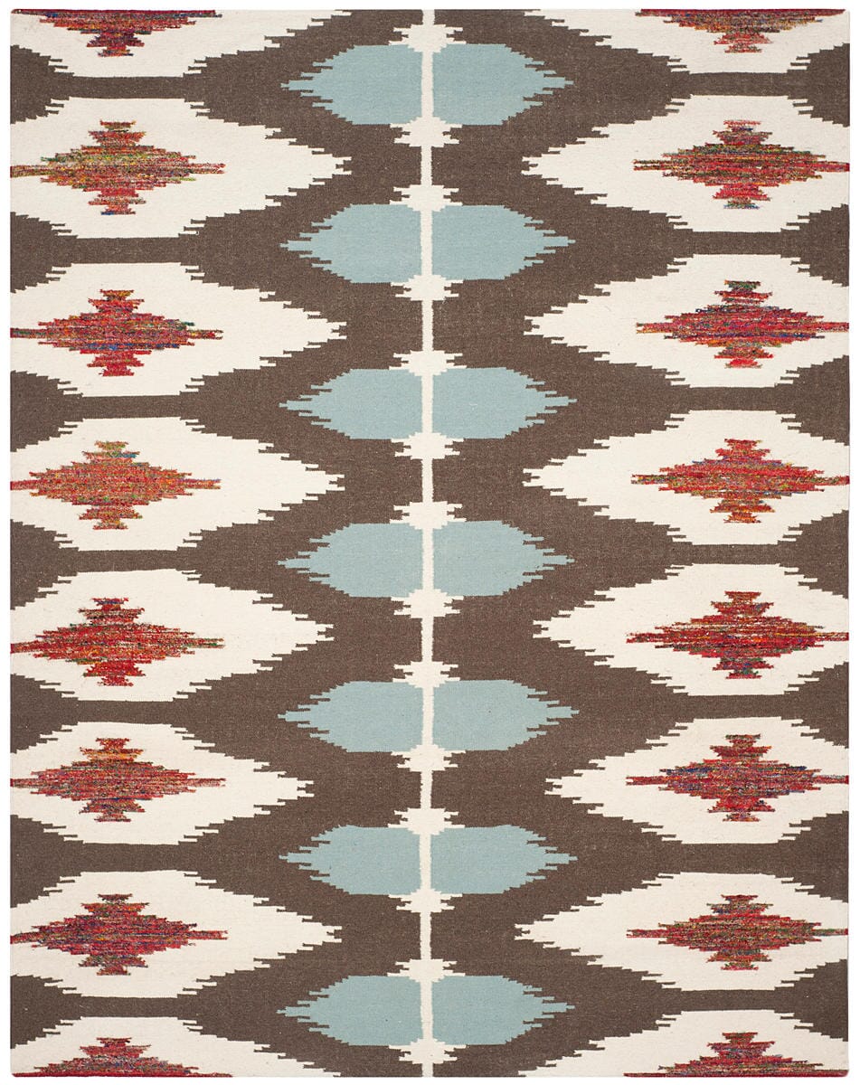 Safavieh Dhurries Dhu647A Multi Geometric Area Rug