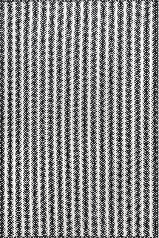 Nuloom Kennedy Stripes Nke1979A Black Area Rug