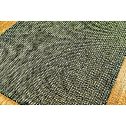 Liora Manne Carmel Texture Stripe 8422/06 Green Solid Color Area Rug