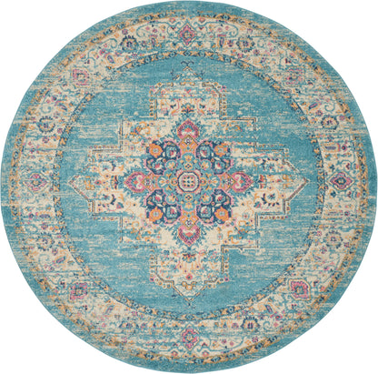 Nourison Passion Psn03 Light Blue Area Rug