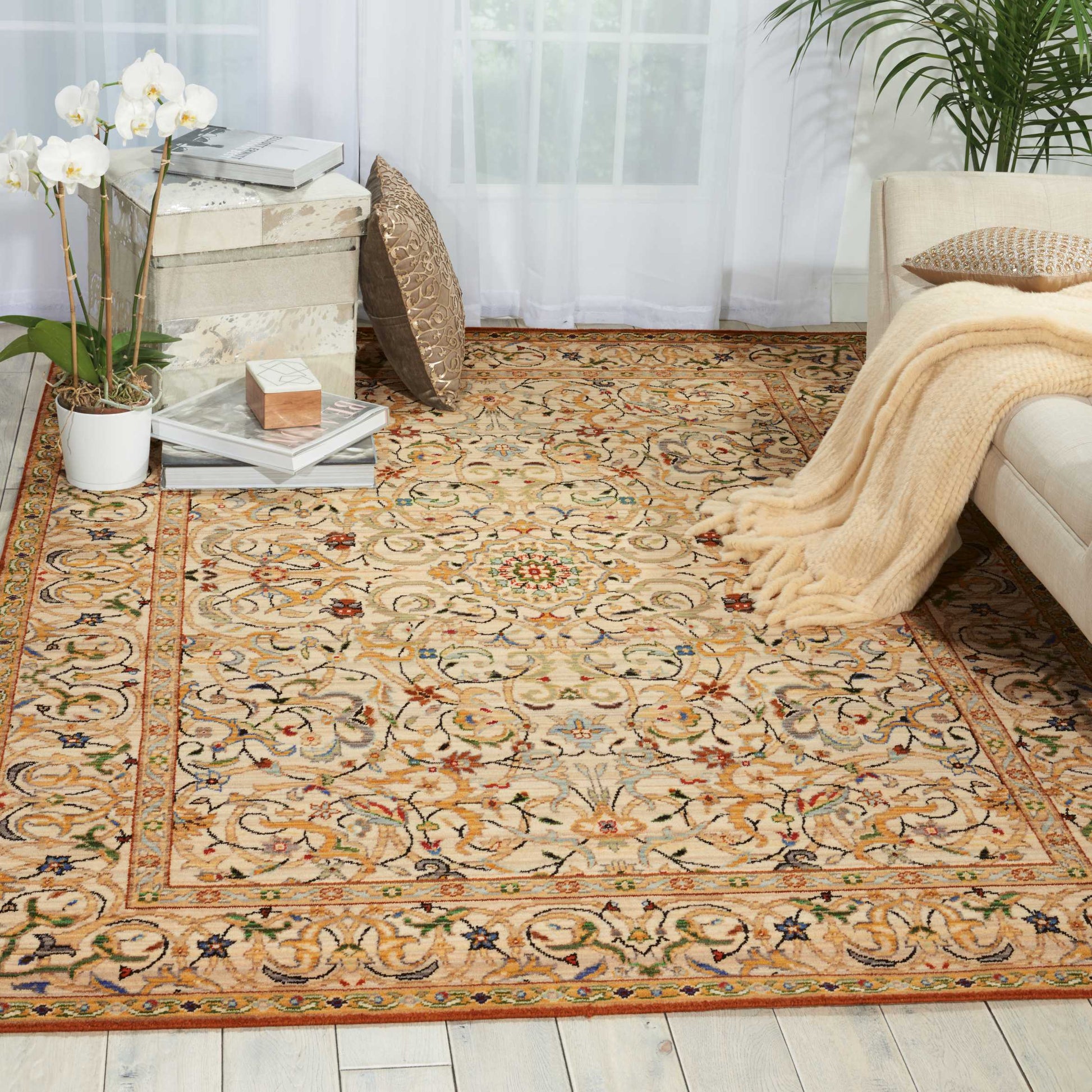 Nourison Timeless Tml16 Copper Area Rug