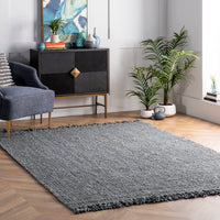 Nuloom Daniela Farmhouse Chunky Nda2773C Gray Area Rug