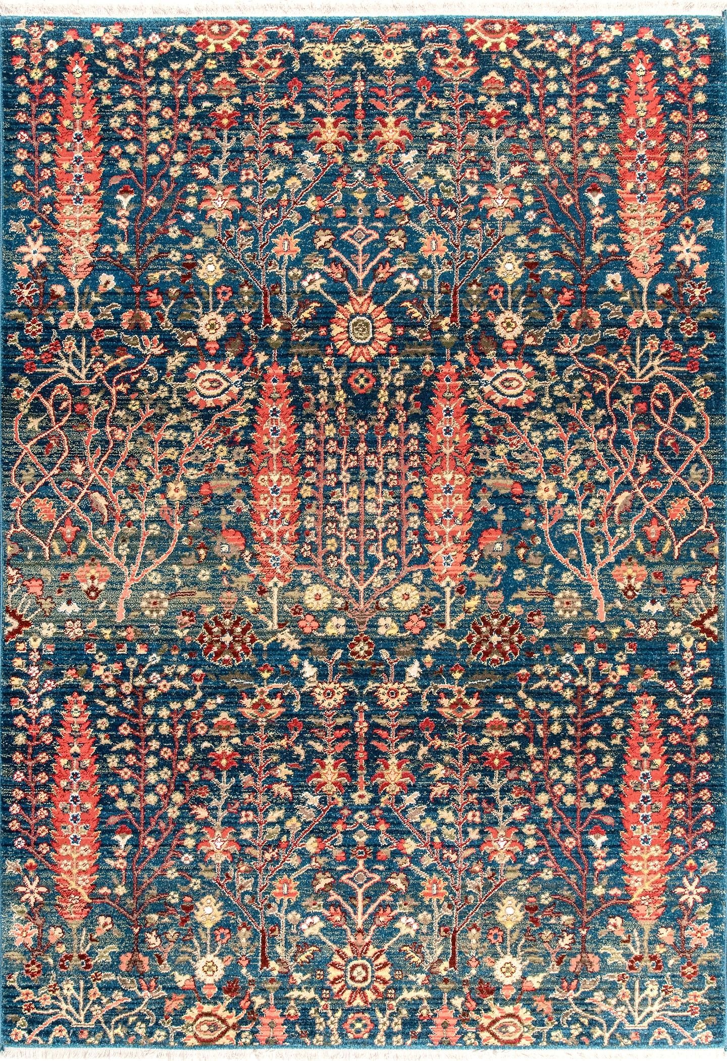 Nuloom Dasilva Tribal Nda2147A Blue Area Rug