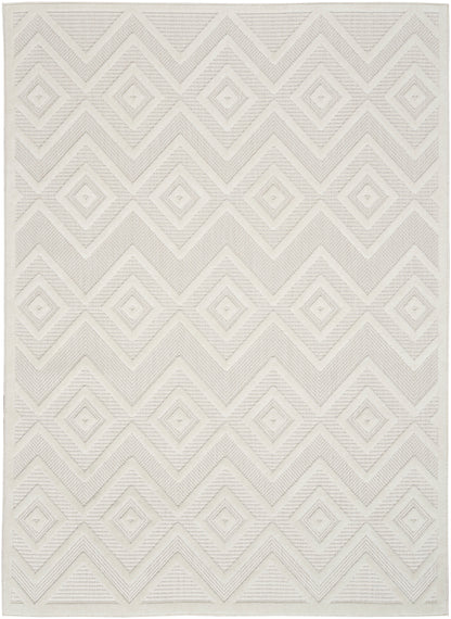 Nourison Versatile Nrv01 Ivory/White Area Rug