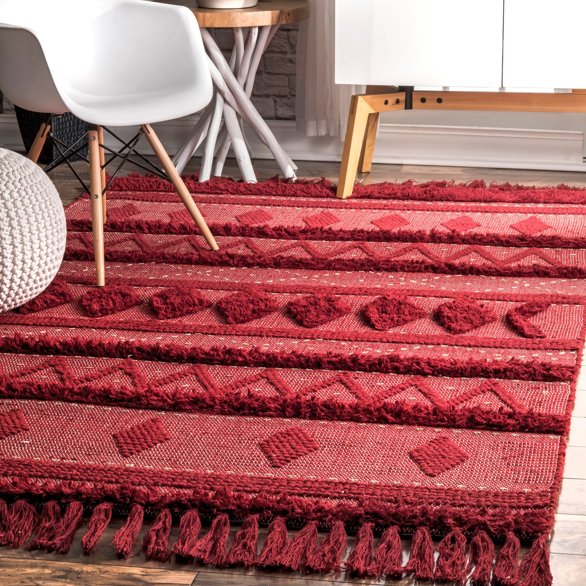 Nuloom Durden Ndu3294D Red Area Rug