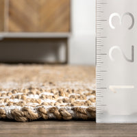 Nuloom Ella And Border Nel3567A Natural Area Rug