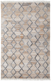 Feizy Beckett 0771F Charcoal/Tan Area Rug