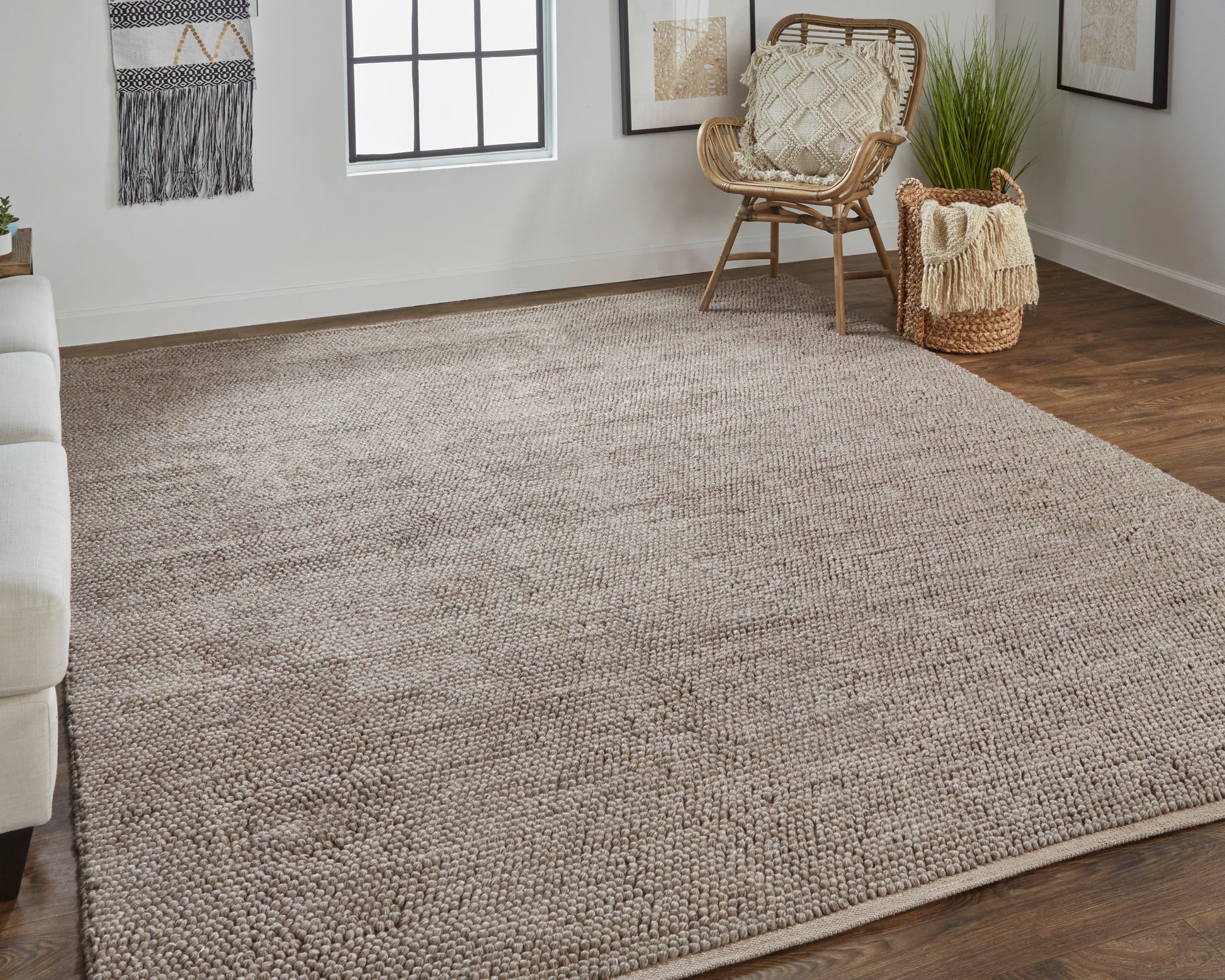 Feizy Thayer 8649F Brown Area Rug
