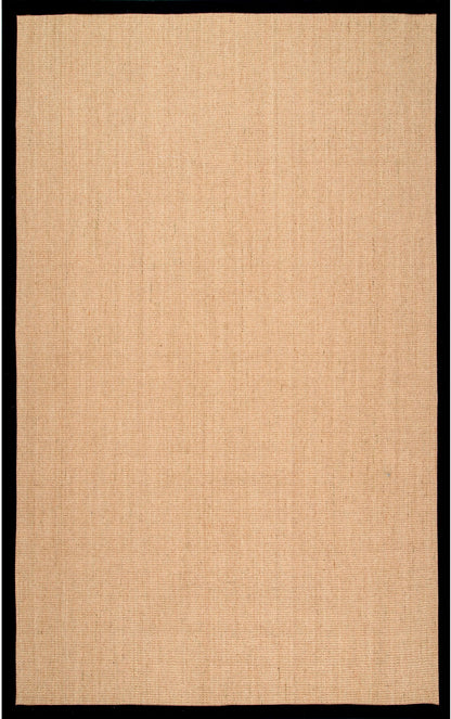 Nuloom Orsay Sisal Nor3630B Black Area Rug