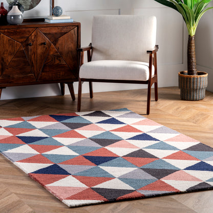 Nuloom Bianca Triangles Nbi2006C Multi Area Rug