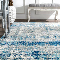 Nuloom Verona Persian Nve3109G Light Blue Area Rug