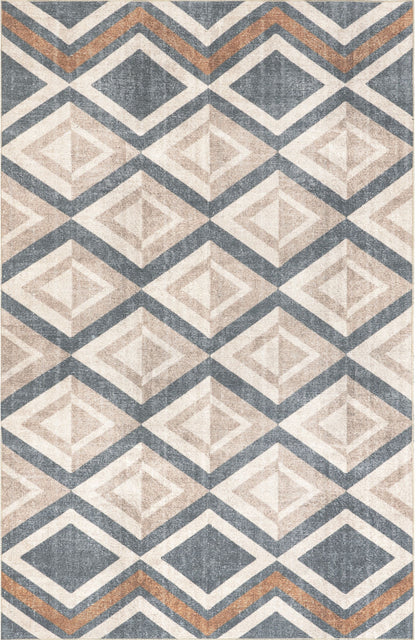 AreaRugs.com Wavaj Nwa1298A Blue Area Rug