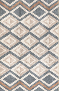 AreaRugs.com Wavaj Nwa1298A Blue Area Rug