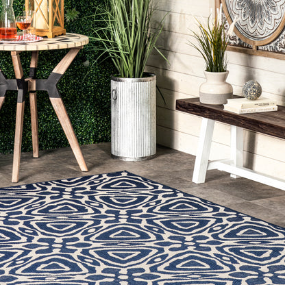 Nuloom Dakota Nda1788C Navy Area Rug