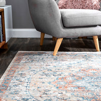 Nuloom Maxine Floral Nma2381A Rust Area Rug