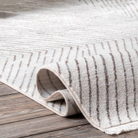 Nuloom Jazlyn Broken Chevrons Nja2134A Beige Area Rug