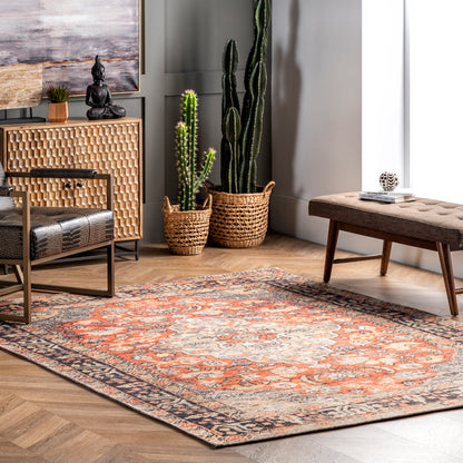 Nuloom Esmeralda Nes2608A Rust Area Rug