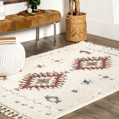 Nuloom Jocelyn Tribal Njo2983B Rust Area Rug