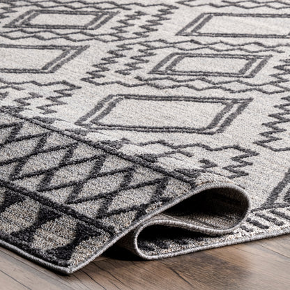 Nuloom Cameron Moroccan Nca1317B Gray Area Rug