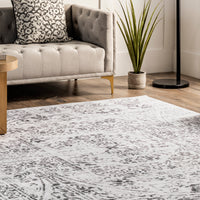 AreaRugs.com Wavaj Nwa1122A Ivory Area Rug