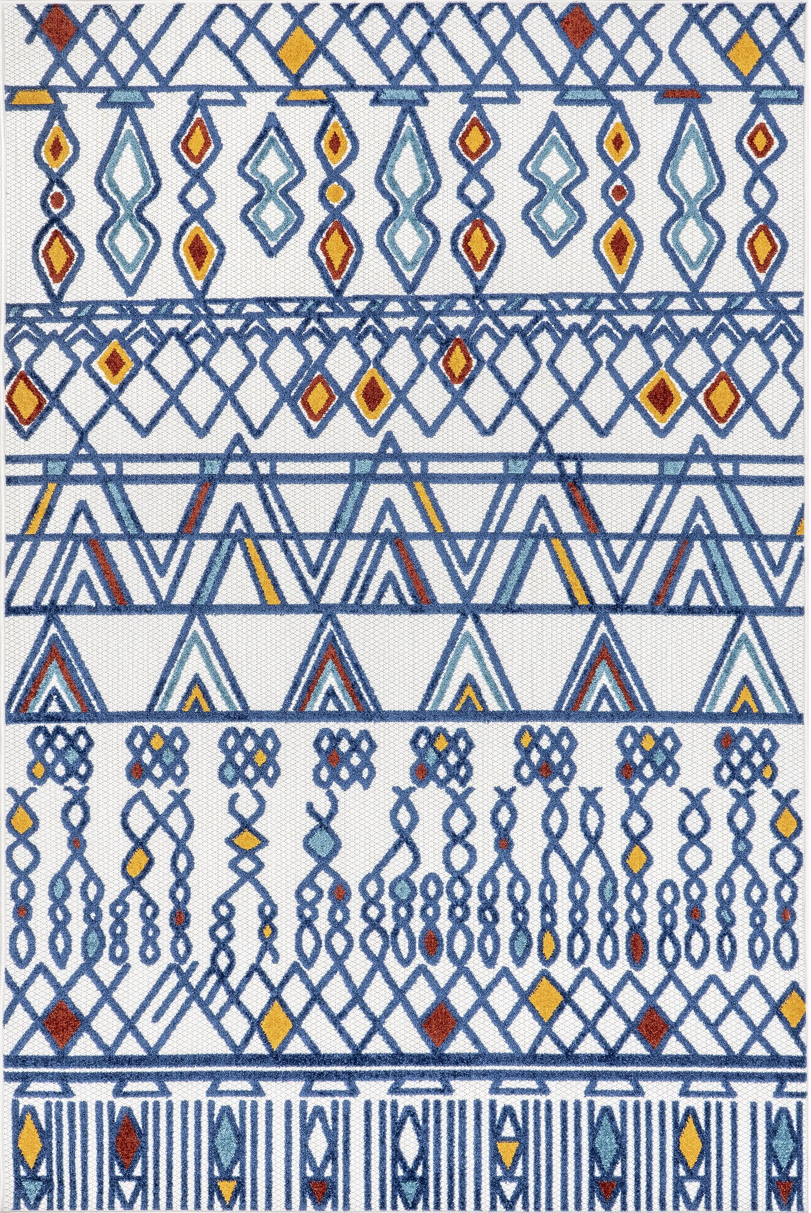 Nuloom Pennie Moroccan Transitional Npe2650A Blue Area Rug