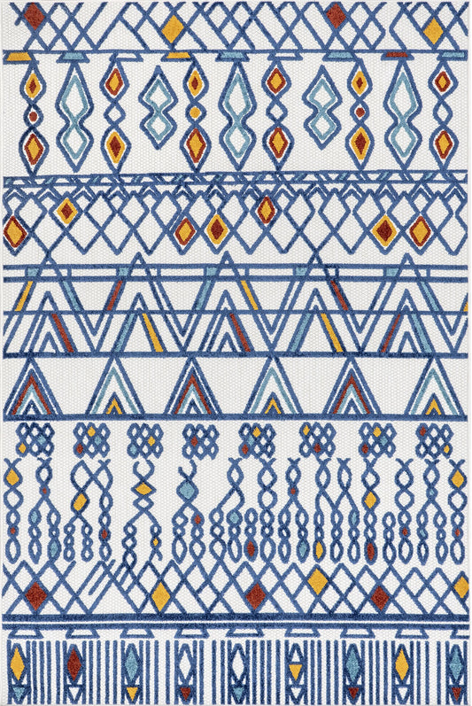 Nuloom Pennie Moroccan Transitional Npe2650A Blue Area Rug