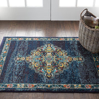 Nourison Passionate Pst01 Navy Area Rug