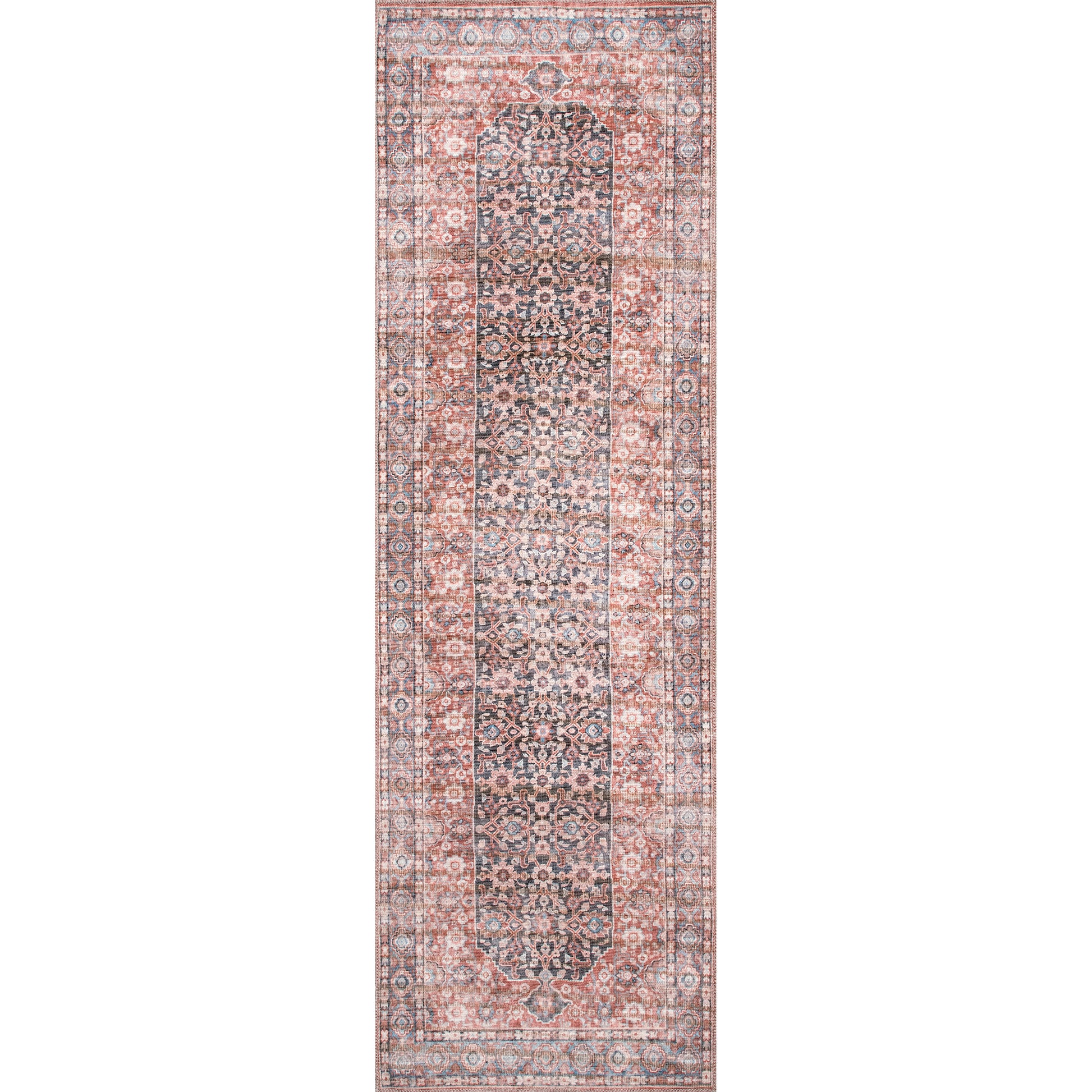 AreaRugs.com Wavaj Nwa1233B Rust Area Rug