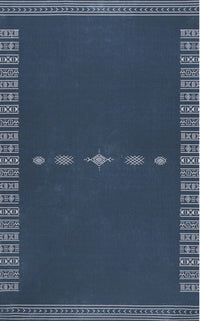 AreaRugs.com Wavaj Nwa1191B Navy Area Rug