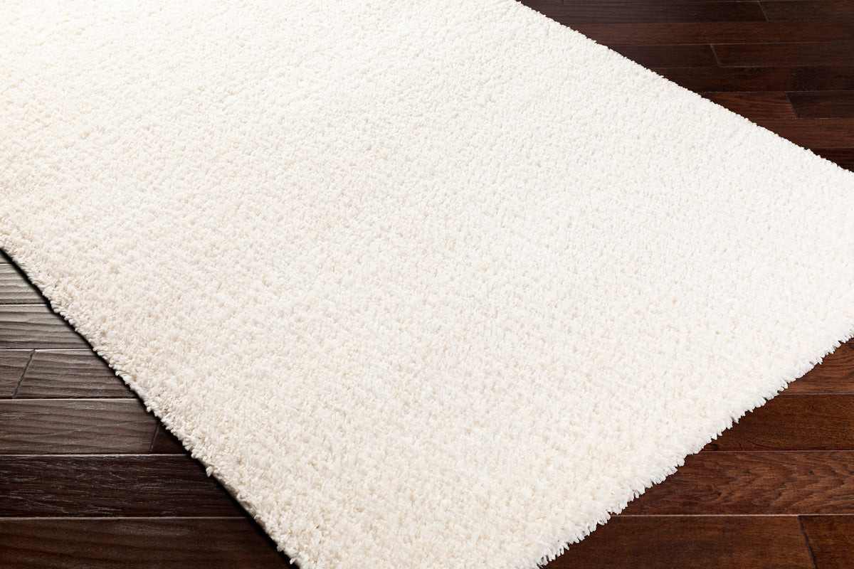 Surya Deluxe Shag Dxs-2300 White Rugs.