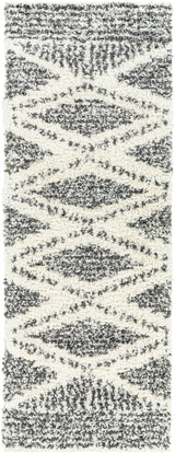 Surya Deluxe Shag Dxs-2309 Cream, Charcoal Rugs.