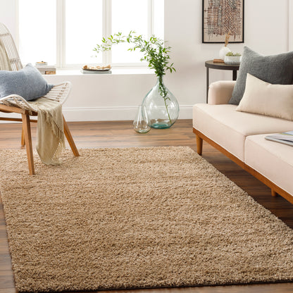 Surya Deluxe Shag Dxs-2321 Brown Area Rug