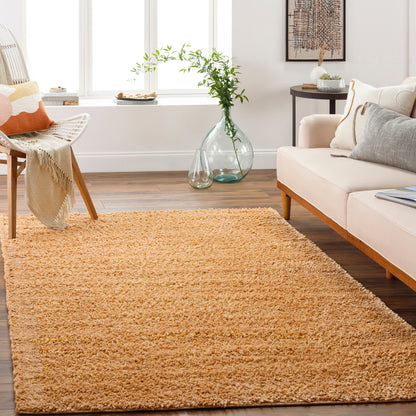 Surya Deluxe Shag Dxs-2324 Yellow & Gold Area Rug