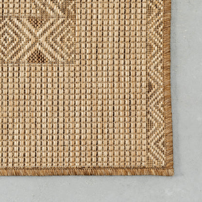 Nuloom Marcie Bohemian Borderd Nma1819A Beige Area Rug