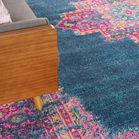 Nourison Passion Psn03 Blue Area Rug